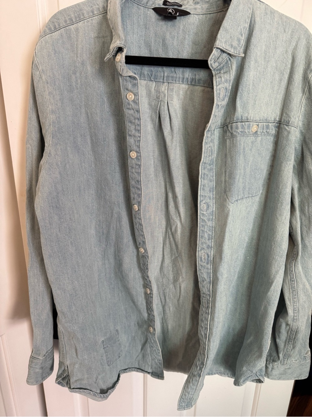 Volcom Light Blue Denim Shirt - Modern Fit